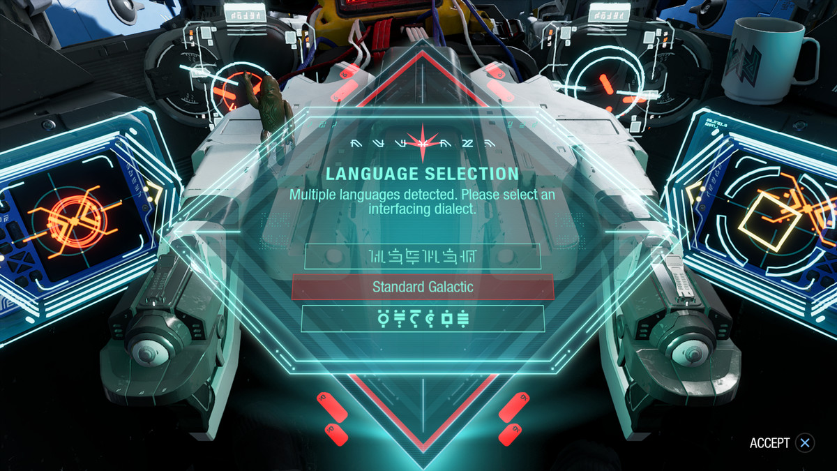 Krakoan characters displayed on Star-Lord’s screen