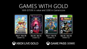 New Games with Gold for November 2021