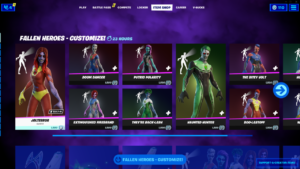 What's In The Fortnite Item Shop Today - October 27, 2021: Zombie Superheroes In The Fallen Heroes Set