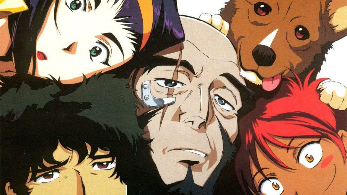 Cowboy Bebop characters smushed into a frame