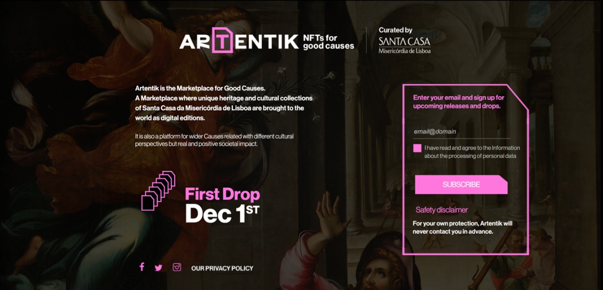 Santa Casa da Misericórdia de Lisboa Embraces Digital Art and NFTs With the Launch of Artentik