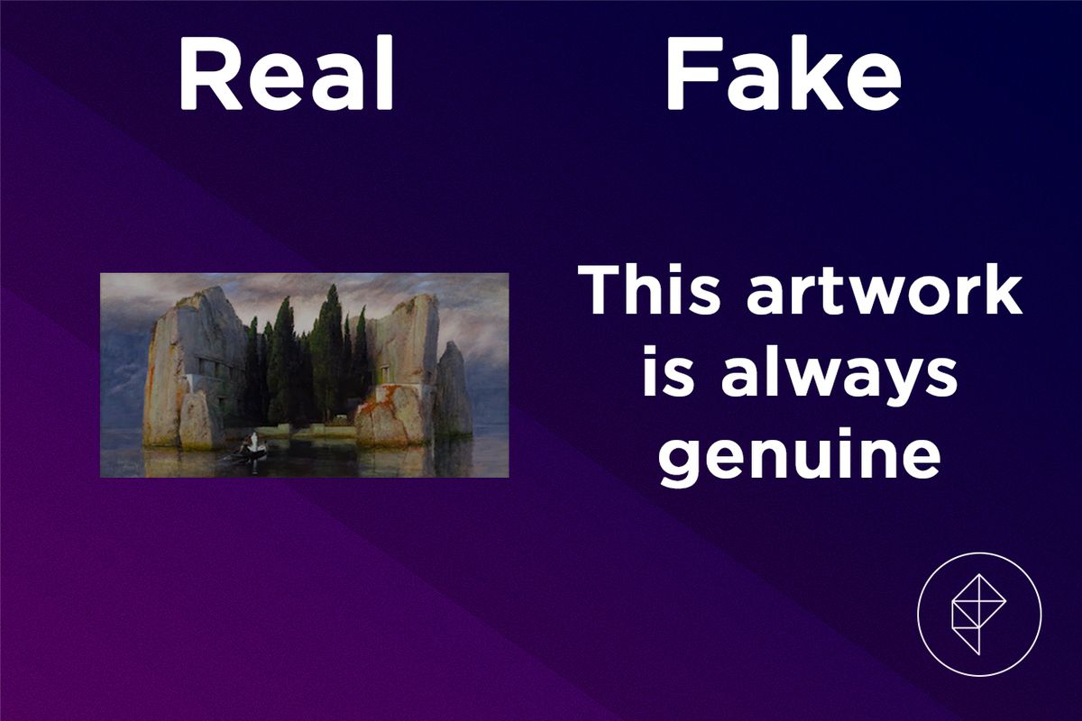 Confirmation that the Mysterious Painting is always real