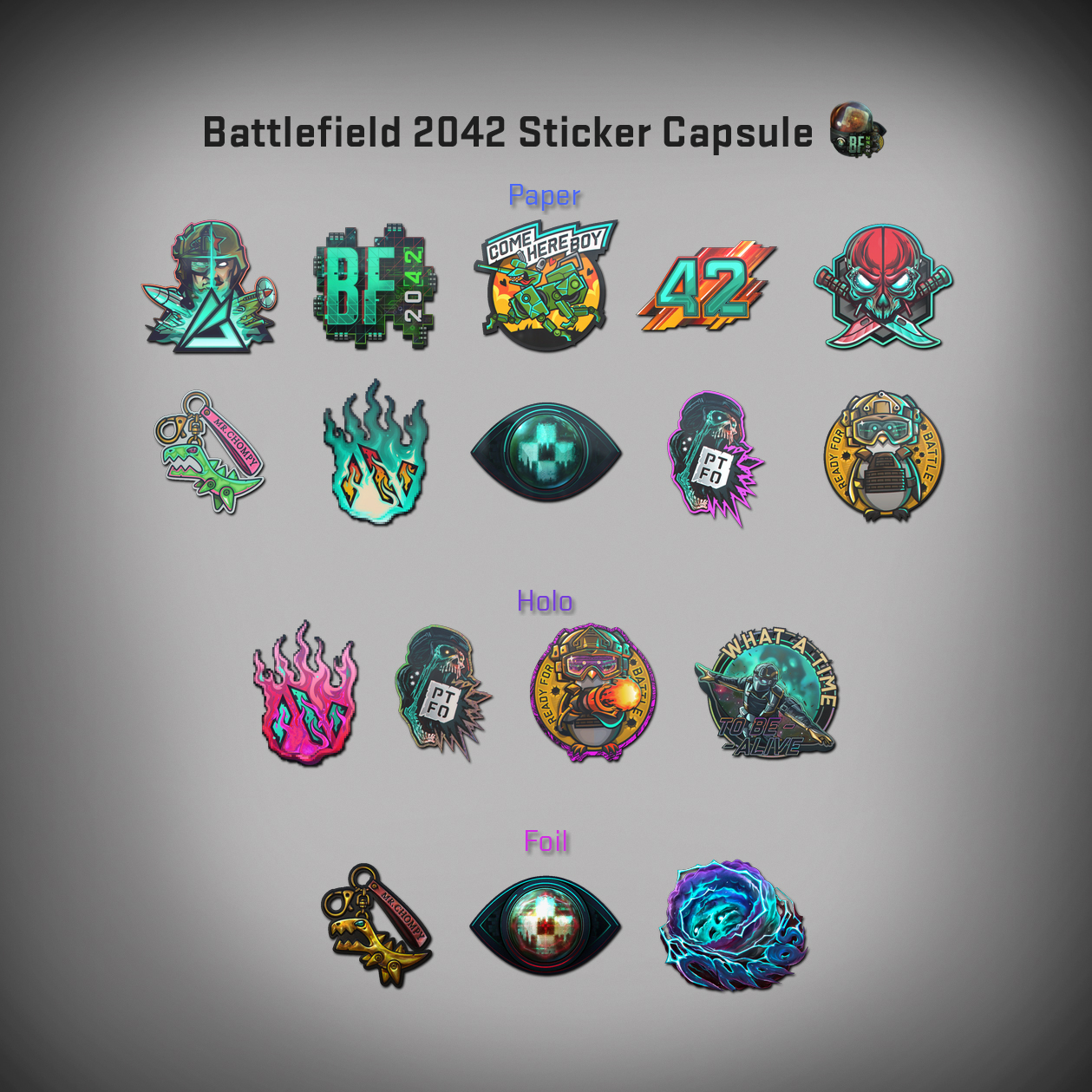 Battlefield 2042 Stickers Added to CSGO Ahead of Game’s Release