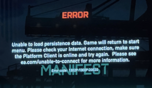 Battlefield 2042 "Unable To Load Persistence Data" Error Is Causing Headaches
