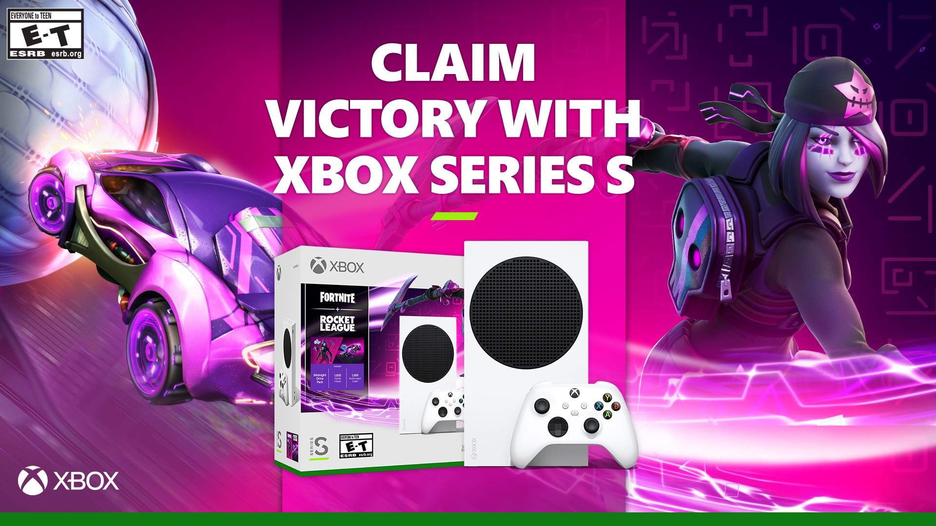 Claim Victory with the New Xbox Series S – Fortnite and Rocket League Bundle