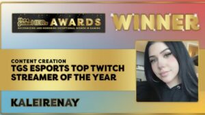 FaZe Kalei Wins Top Twitch Streamer at The GameHers Awards