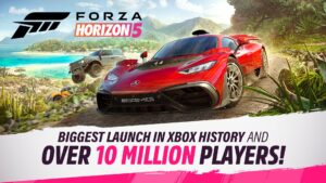 Forza Horizon 5 Achieves Biggest Launch Week in Xbox History With 10 Million Players