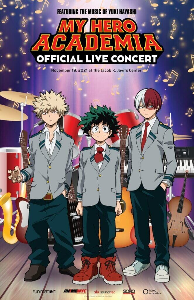 Funimation Announces My Hero Academia Official Live Concert at Anime NYC on November 19