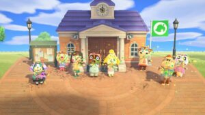 How to take part in a group stretching session in Animal Crossing: New Horizons