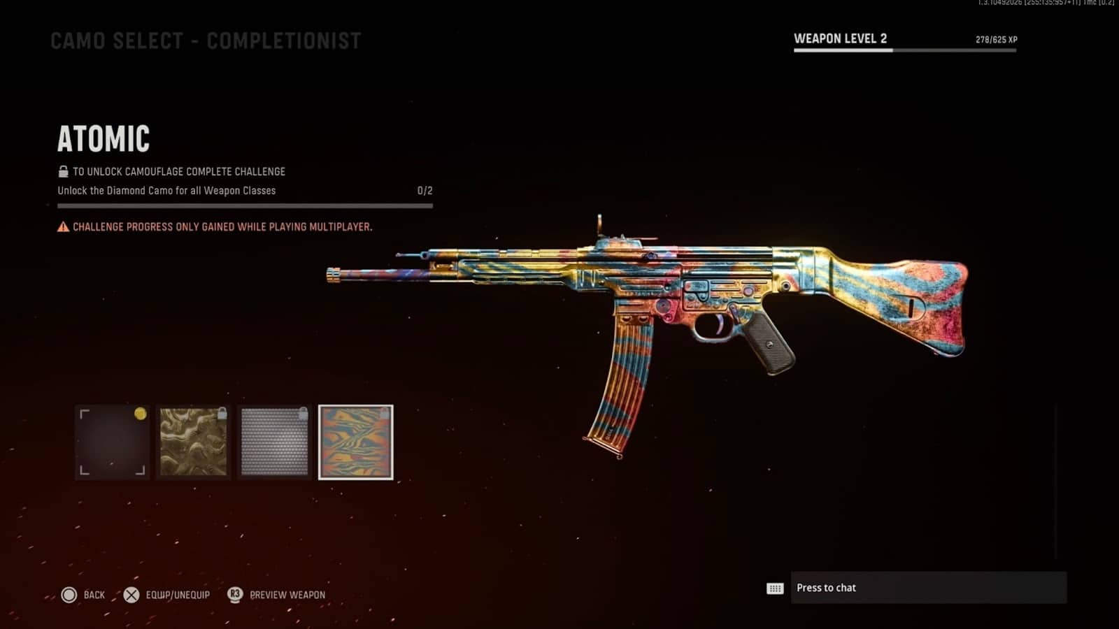 How To Unlock Gold, Diamond And Atomic Camos In CoD: Vanguard.