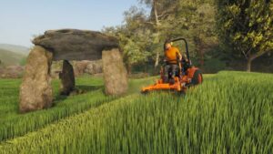 Lawn Mower Simulator’s Ancient Britain DLC Lets You Mow Historic Heritage Sites