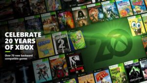 Microsoft releases 76 backwards compatible games in celebration of Xbox’s 20th Anniversary