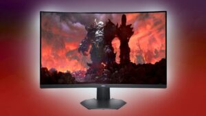 Pick up a Dell curved 32-inch 1440p FreeSync gaming monitor for $330
