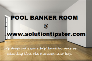 Pool Draw This Week 19; 2021 Banker Room- Pls Prove Your Best Banker, Pair Or Winning Line Here
