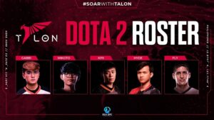 Talon Enters Dota 2 scene with stacked lineup