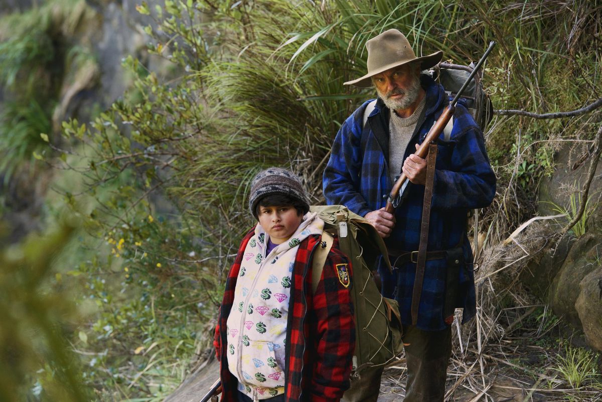 Julian Dennison, left, and Sam Neill in Taika Waititi’s “Hunt for the Wilderpeople.”