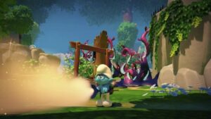 The Smurfs: Mission Vileaf Switch gameplay