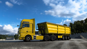 Truck Simulator’s free 1.43 update is in open beta, with ownable dumpers