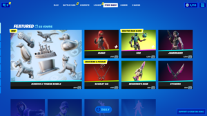 What's In The Fortnite Item Shop Today - November 6, 2021: Monopoly Back Bling Debuts