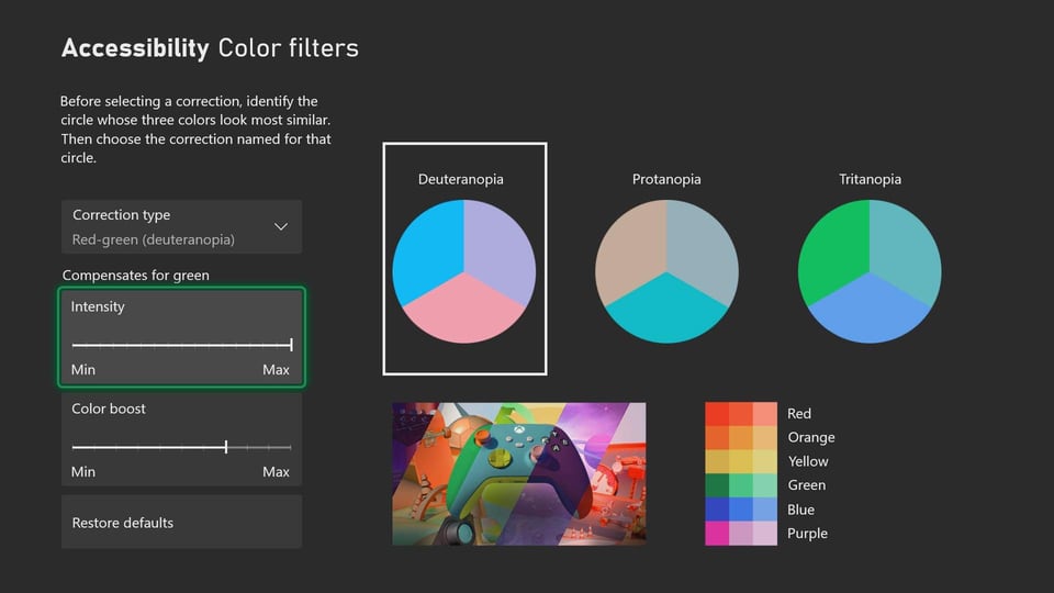 Xbox November Update brings colour blindness filters, low latency Xbox One controller firmware & improved system stability