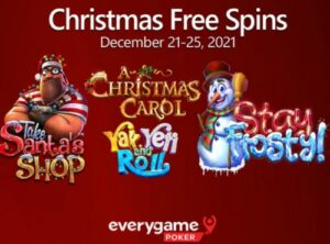 Everygame Poker to offer extra holiday spins this week via special bonus deals