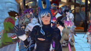 Final Fantasy 14: Endwalker players are waiting in long lines to go to the moon