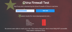 Steam Store has been blocked by the Chinese Firewall (Updated)