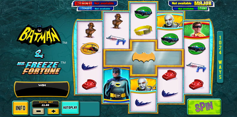 สล็อต Batman & Mr Freeze Fortune โดย Playtech