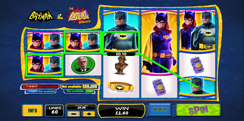 بازی Batman & The Batgirl Bonanza Slot توسط Playtech