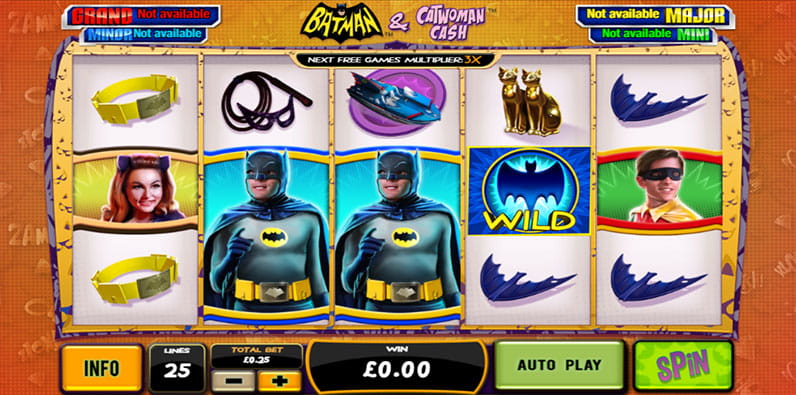 اسلات نقدی Batman & Catwoman توسط Playtech