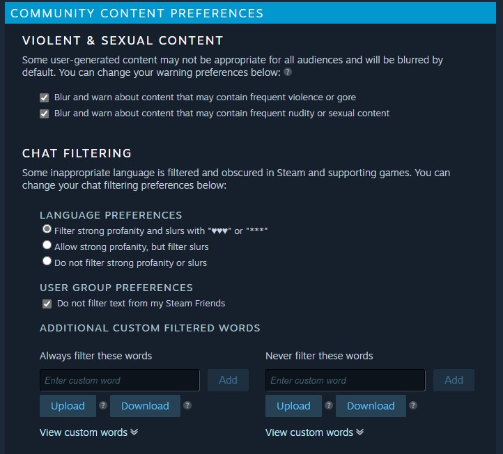 Steam CSGO dota 2 Chat Filter Esports Valve