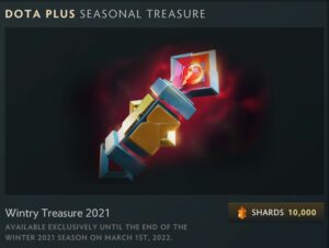 Wintry Treasure added to the game as part of the seasonal Dota Plus update