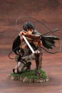 Bloodied Survey Corps Levi Ackerman Statue Available for a Limited Time