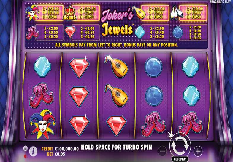 Joker'in Mücevherleri Çevrimiçi Slot Demo Oyunu