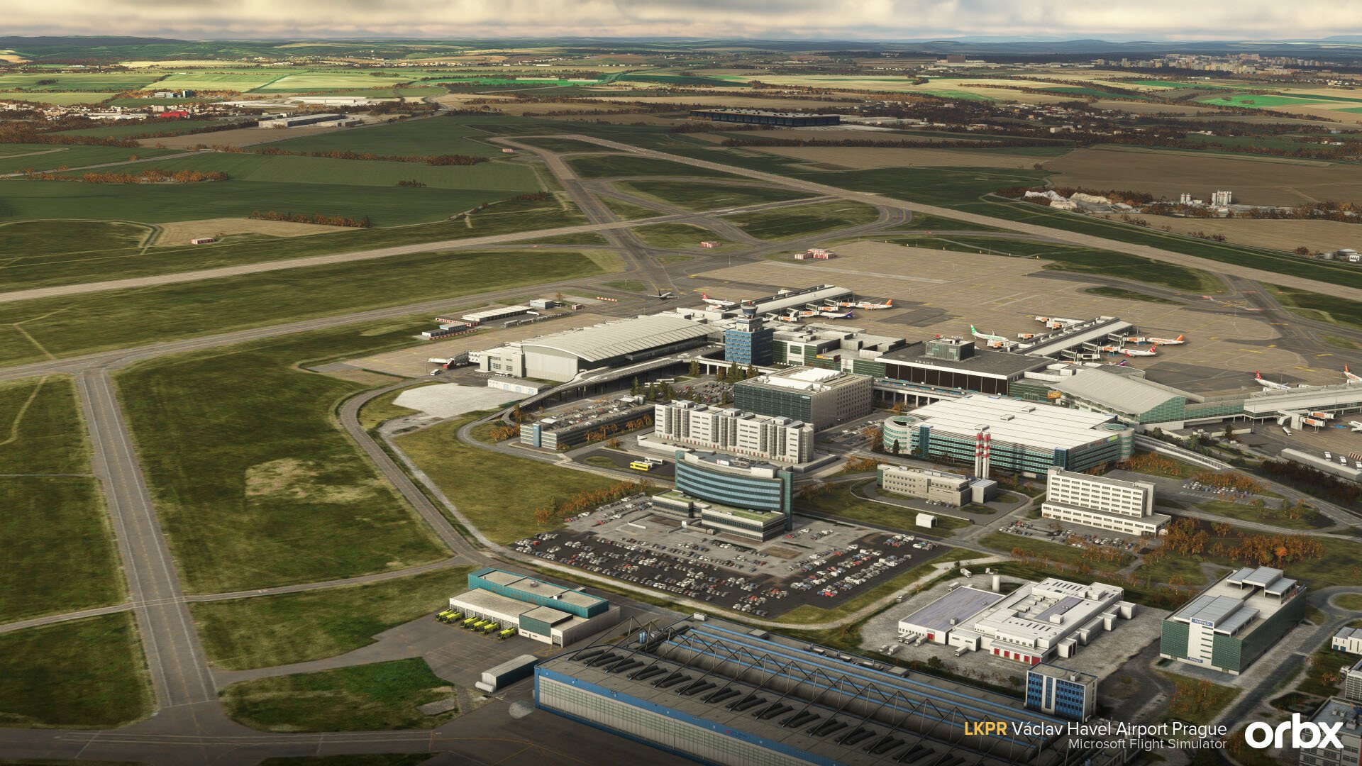 Microsoft Flight Simulator Václav Havel Prague, Busan Gimhae Airports, & Guangzhou City Announced; Renton Gets New Screenshots