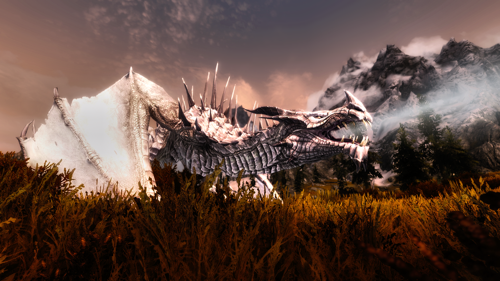 the best skyrim mods: enhanced mighty dragons reborn