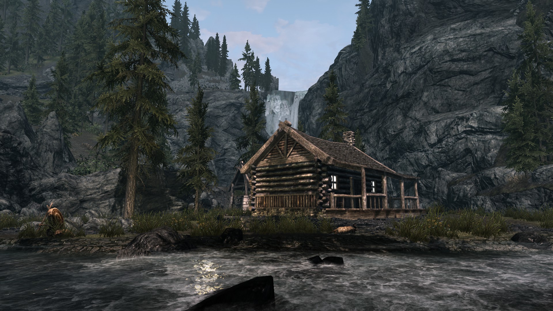 the best skyrim mods: ranger cabins and corners of skyrim