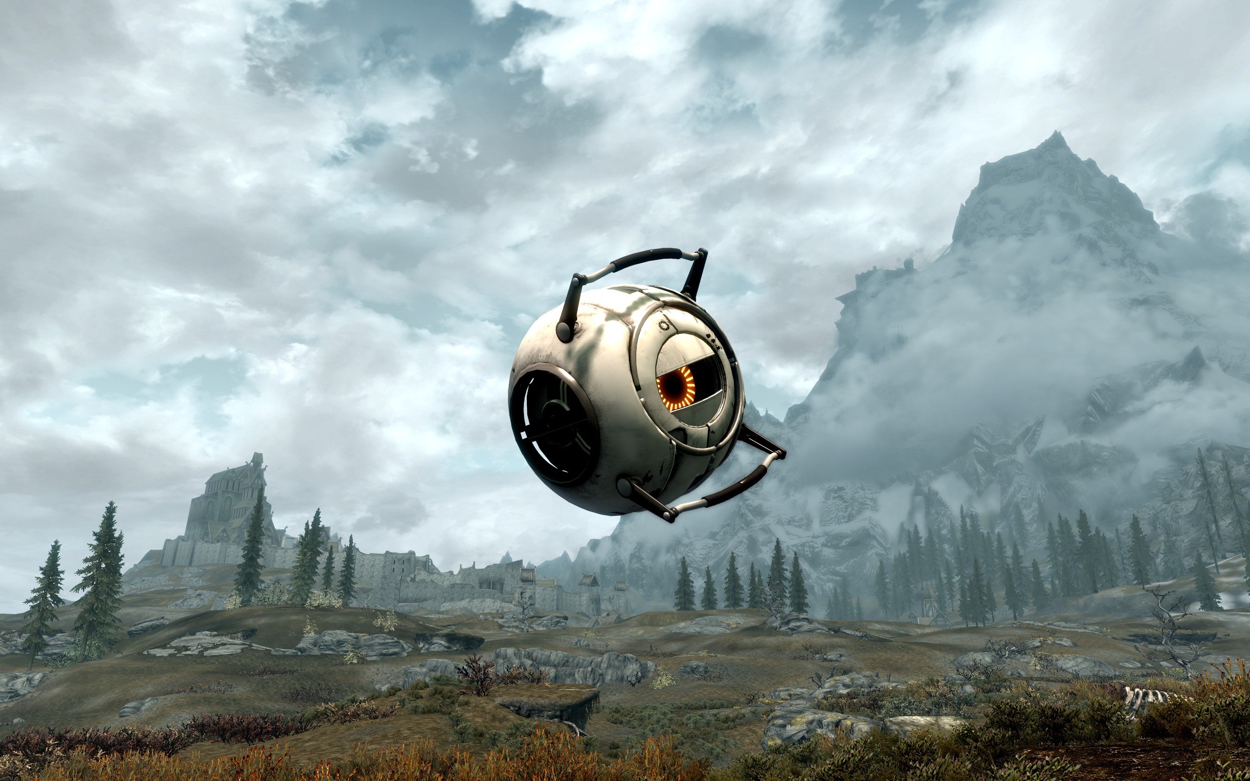the best skyrim mods: fall of the space core