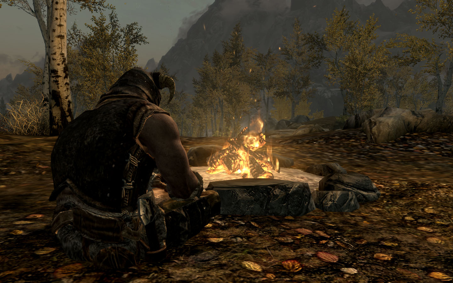 the best skyrim mods: campfire