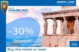 30% Discount on Tickets to Greece Gambling Conference 2022