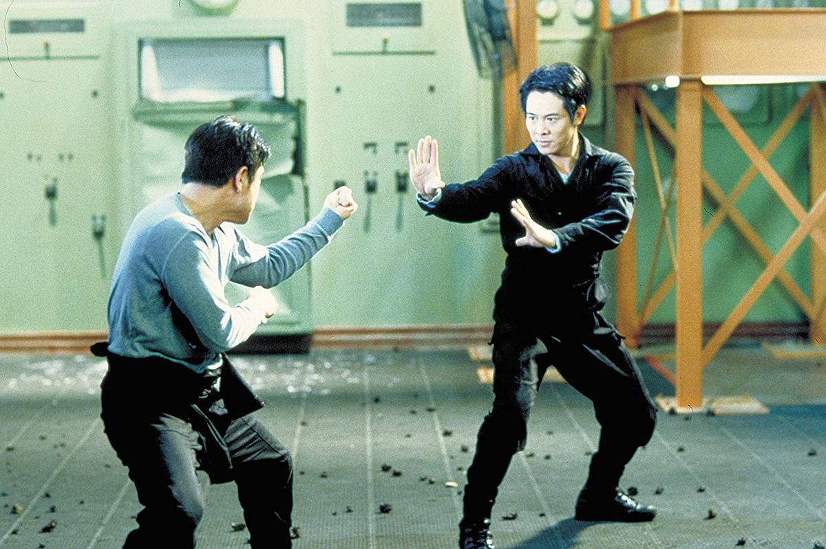 Jet Li faces off against Jet Li in The One.