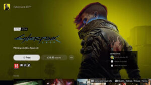 Cyberpunk 2077 – how to upgrade from PS4 to PS5 for free
