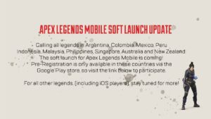 Pre-Registrations Open for ‘Apex Legends Mobile’ Soft Launch in Select Countries on Android