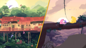 The impactful Gibbon: Beyond the Trees is out now on Apple Arcade