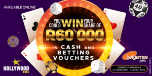Win your share of R60k with Hollywoodbets Betgames