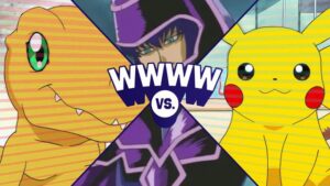 Agumon vs. Dark Magician vs. Pikachu: a battle royale