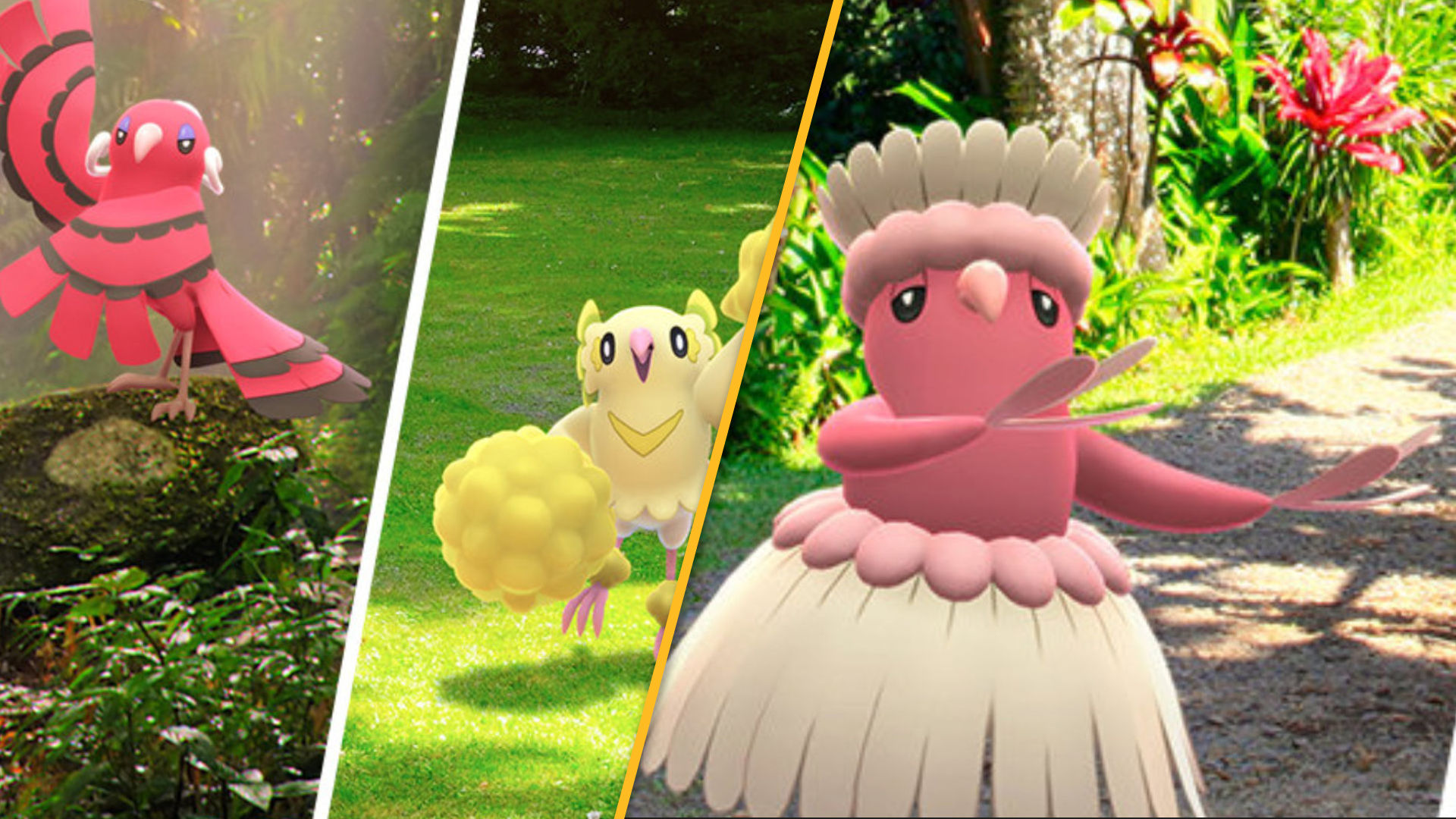 Oricorio makes its Pokémon Go debut in the Festival of Colors