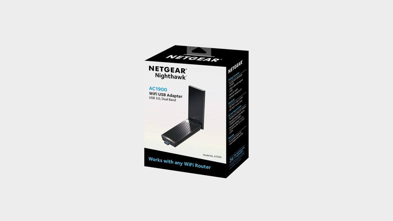 NETGEAR Nighthawk AC1900 WiFi USB Adapter packaging