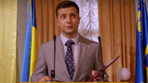 The Ukrainian president’s 2015 political sitcom Servant of the People is now on Netflix