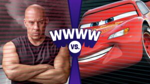 Who could win in a race, Dominic Toretto or Lightning McQueen?